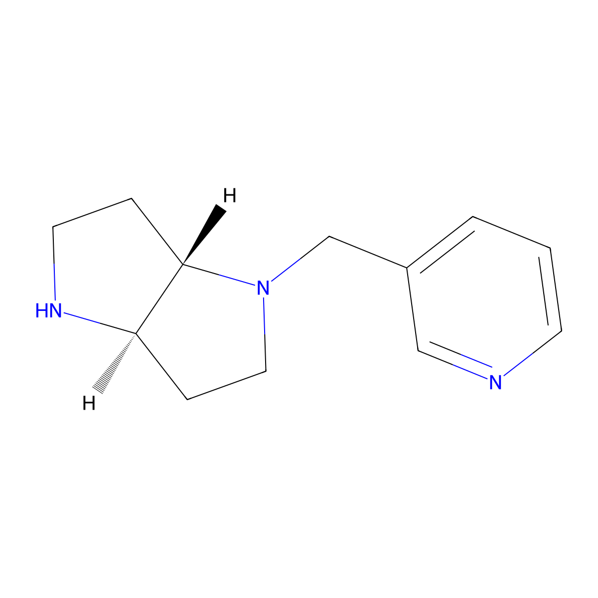 (3aR,6aS)-1-(pyridin-3-ylmethyl)octahydropyrrolo[3,2-b]pyrrole molecular structure, CAS 1422065-11-9