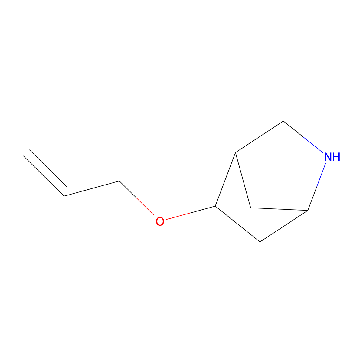 5-(Allyloxy)-2-azabicyclo[2.2.1]heptane molecular structure, CAS 1422068-13-0