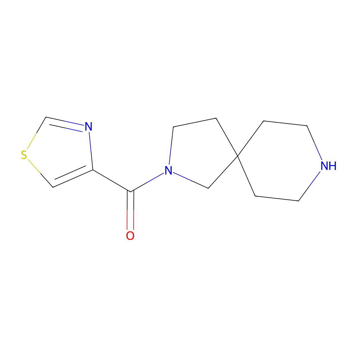 2,8-Diazaspiro[4.5]decan-2-yl(thiazol-4-yl)methanone molecular structure, CAS 1422069-82-6