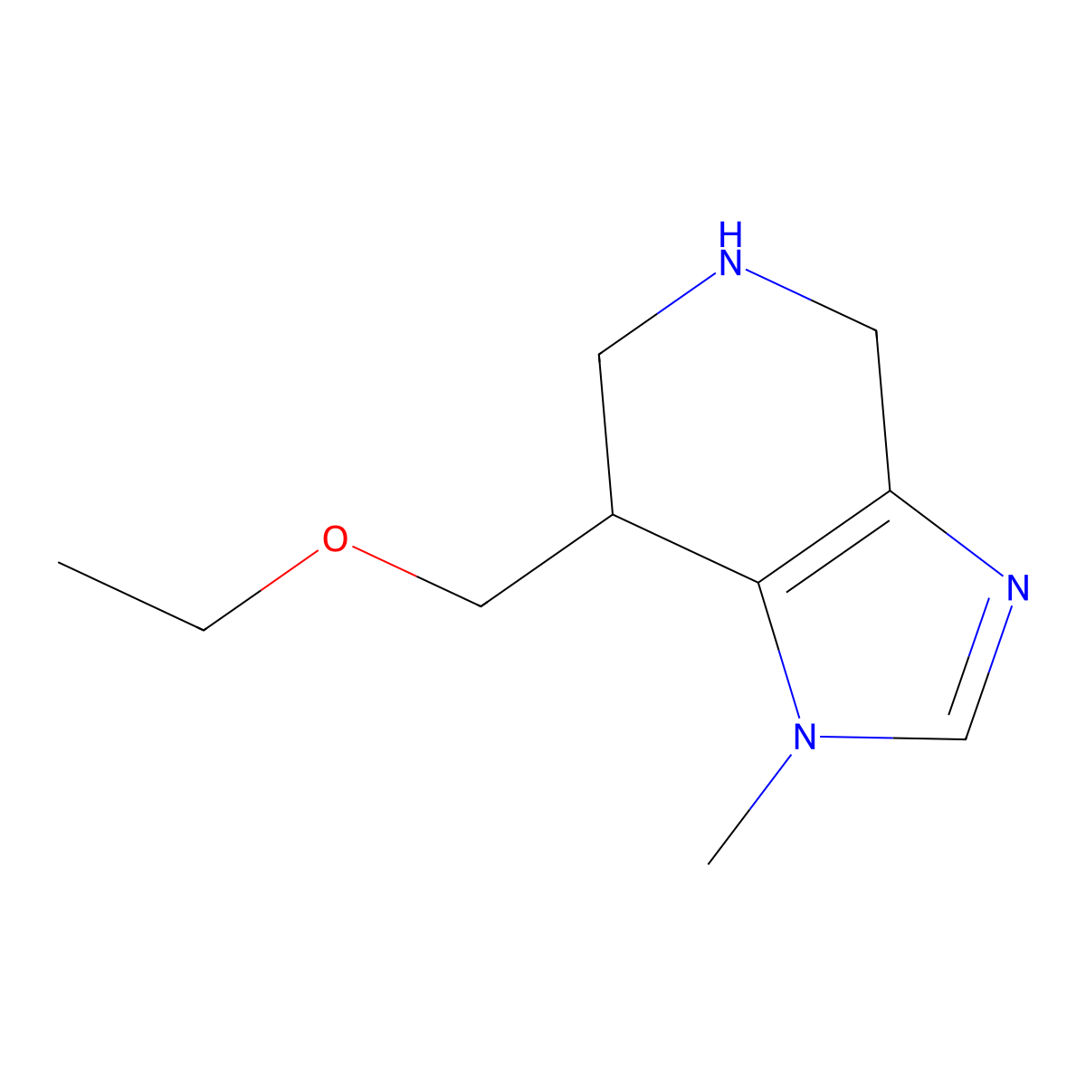 7-(Ethoxymethyl)-1-methyl-4,5,6,7-tetrahydro-1H-imidazo[4,5-c]pyridine molecular structure, CAS 1422132-91-9