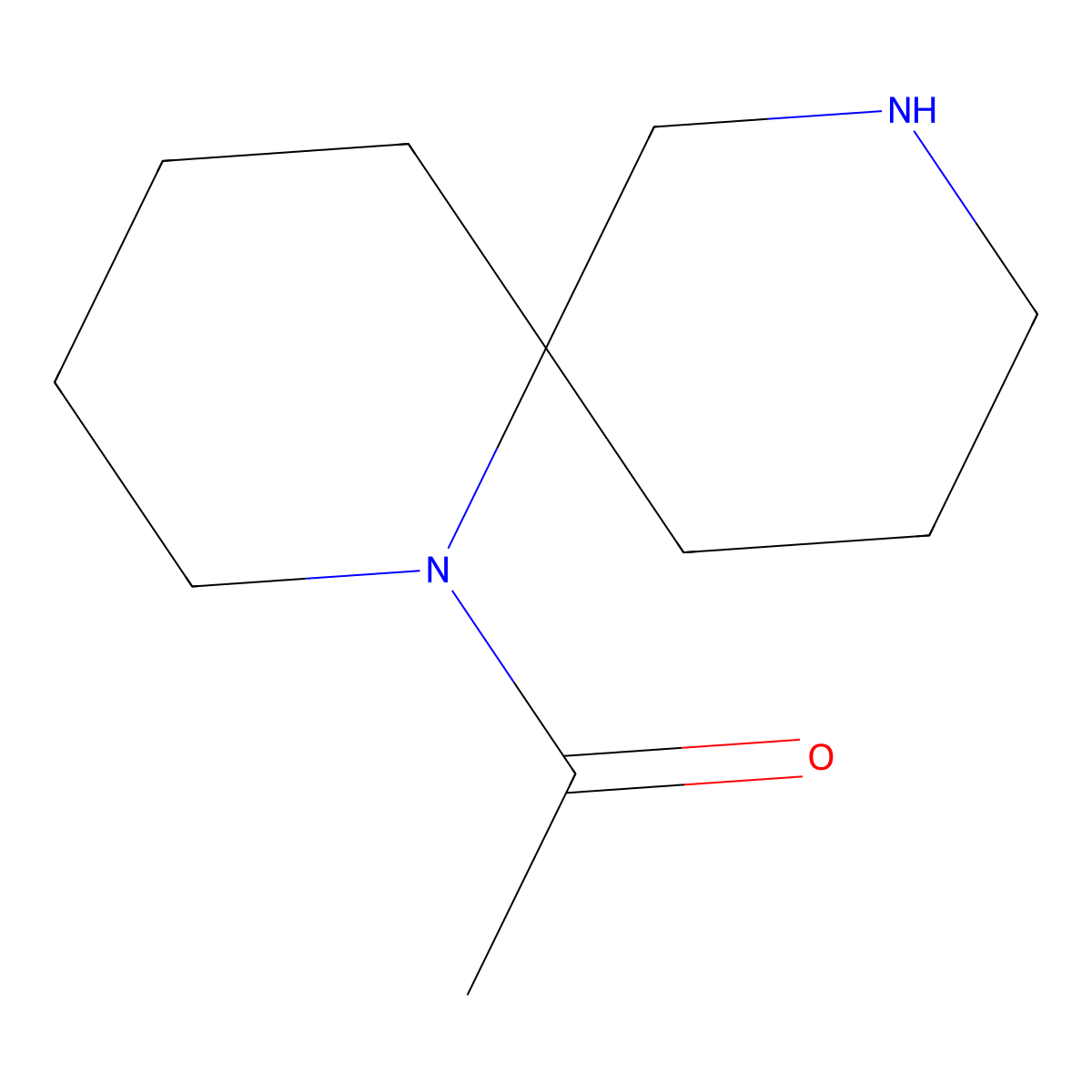 1-(1,8-Diazaspiro[5.5]undecan-1-yl)ethanone molecular structure, CAS 1422132-92-0