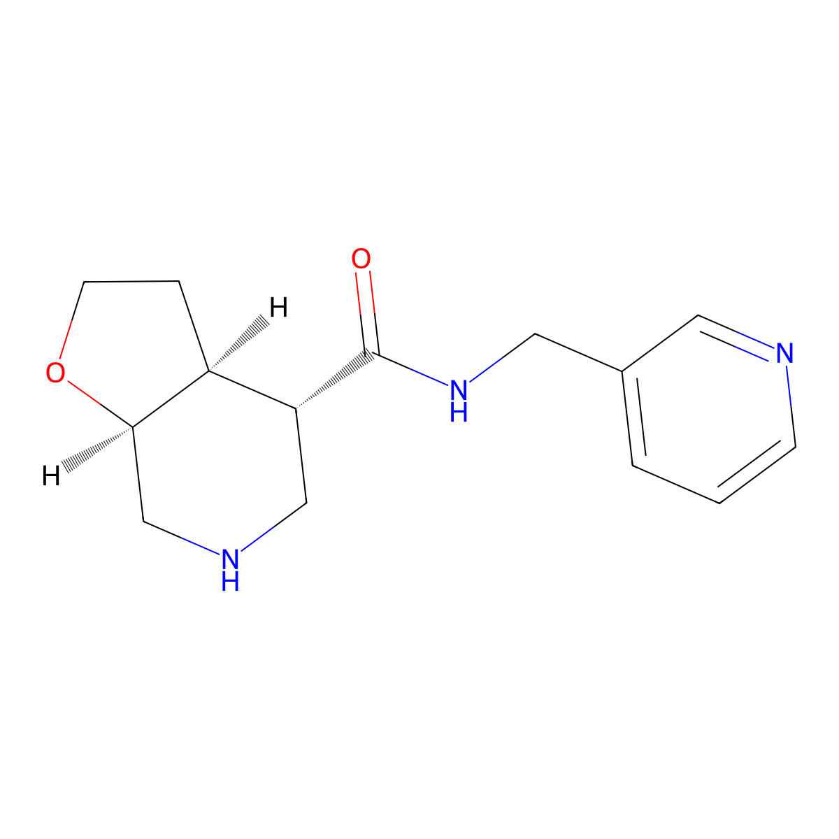 (3aS,4S,7aS)-N-(pyridin-3-ylmethyl)octahydrofuro[2,3-c]pyridine-4-carboxamide molecular structure, CAS 1422134-48-2
