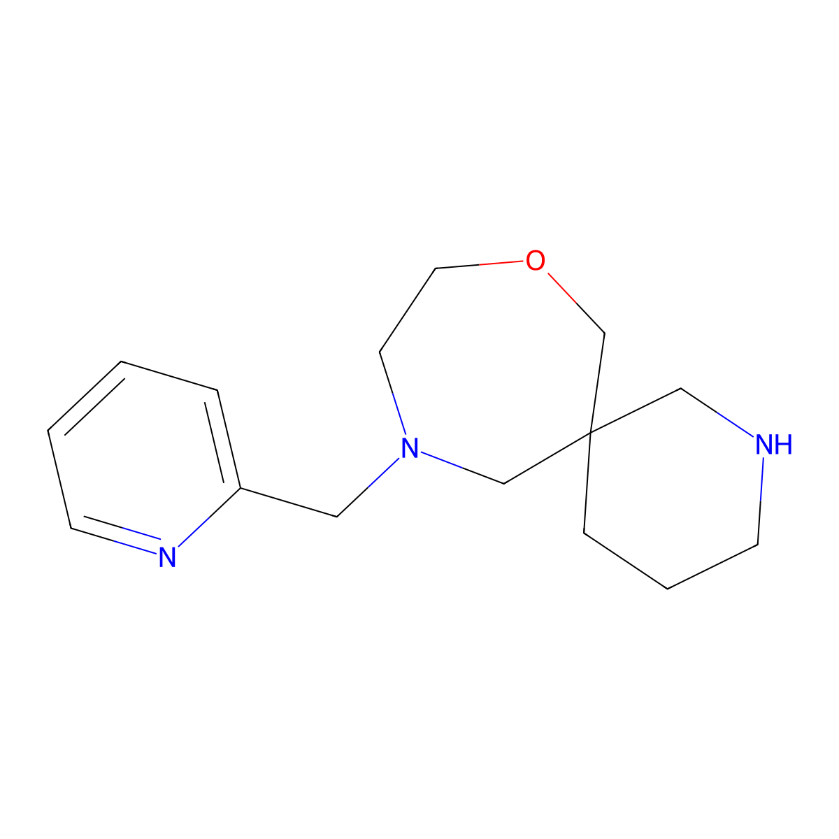 11-(Pyridin-2-Ylmethyl)-8-Oxa-2,11-Diazaspiro[5.6]Dodecane molecular structure, CAS 1422135-68-9