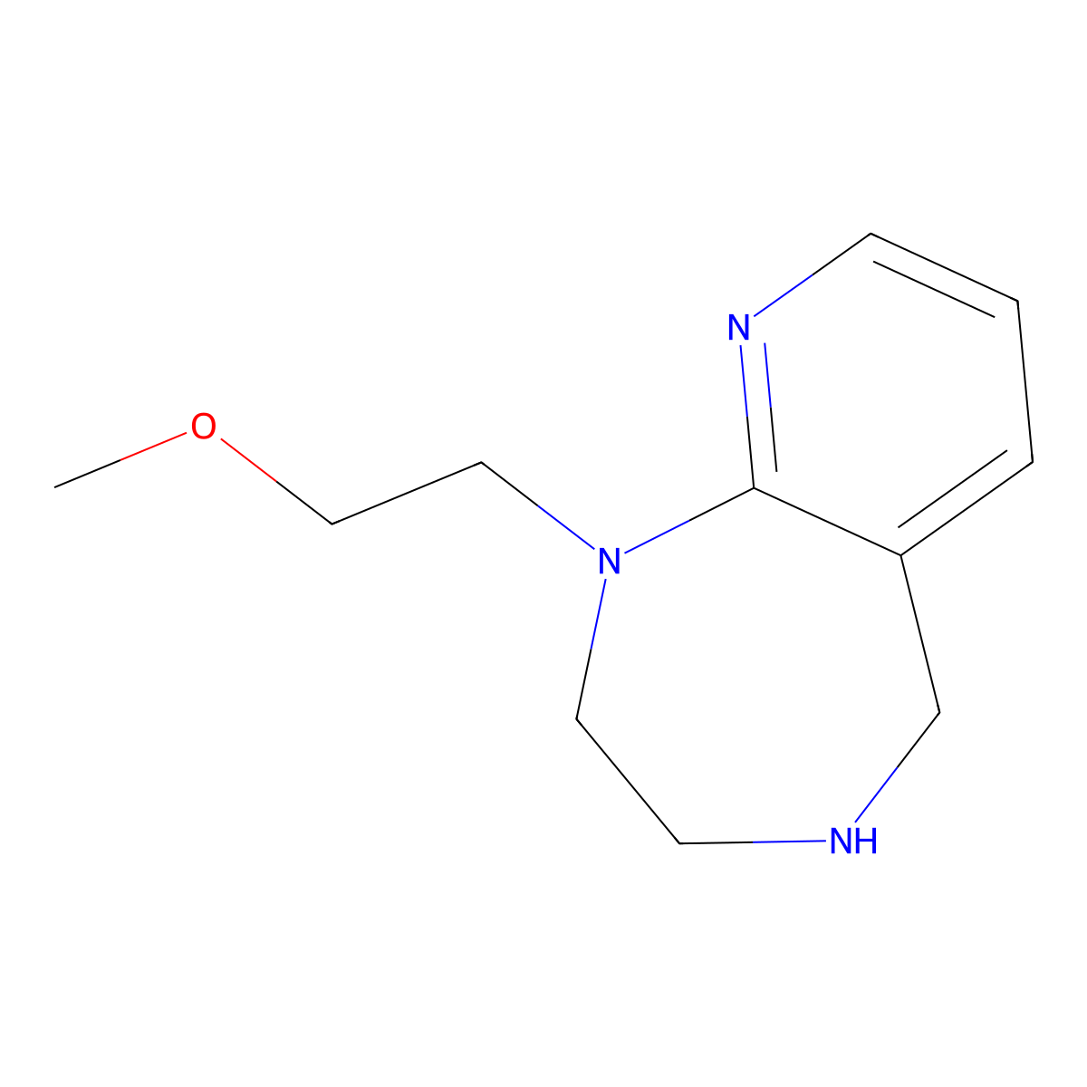 1-(2-Methoxyethyl)-2,3,4,5-Tetrahydro-1H-Pyrido[2,3-E][1,4]Diazepine molecular structure, CAS 1422137-77-6