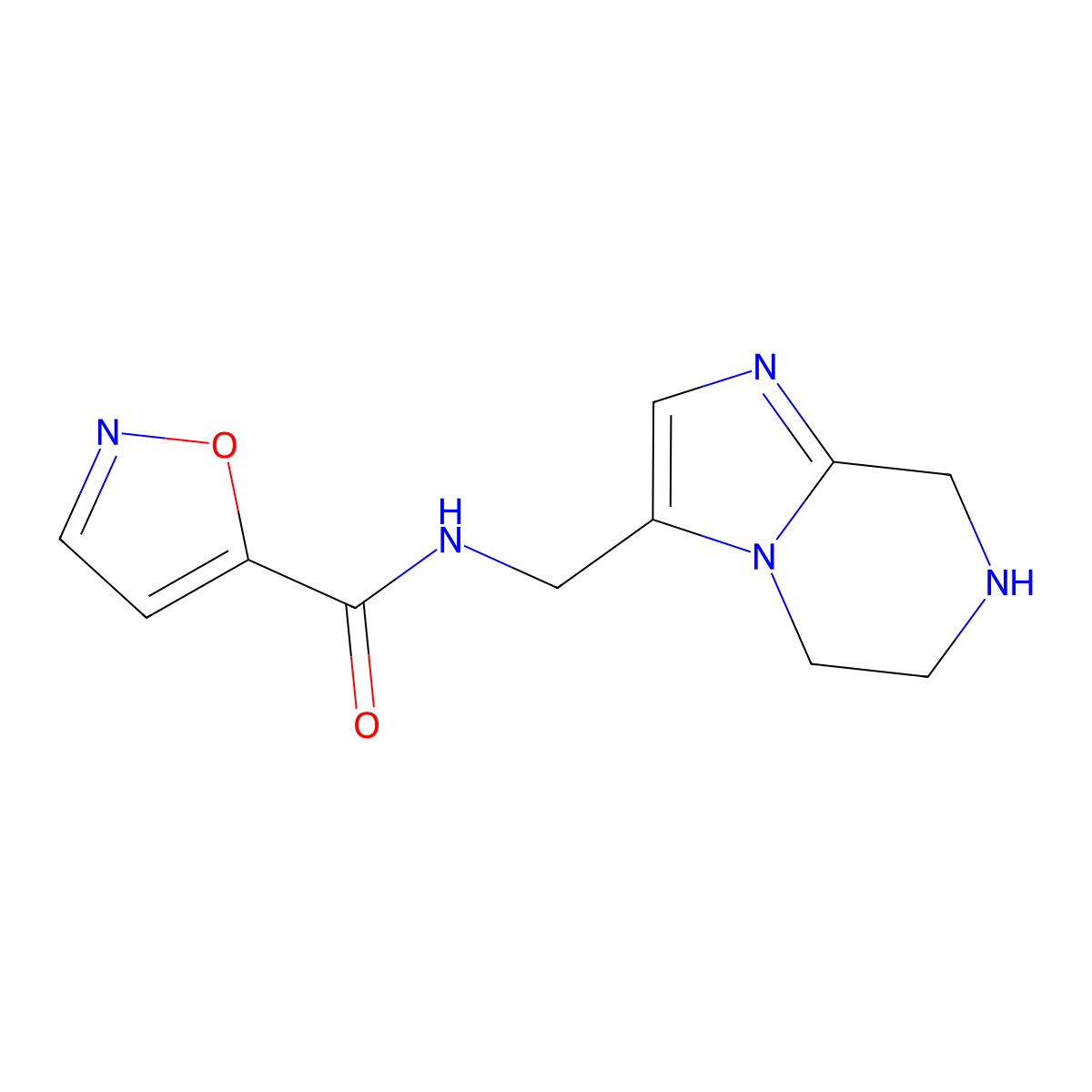 N-((5,6,7,8-Tetrahydroimidazo[1,2-a]pyrazin-3-yl)methyl)isoxazole-5-carboxamide molecular structure, CAS 1422138-32-6