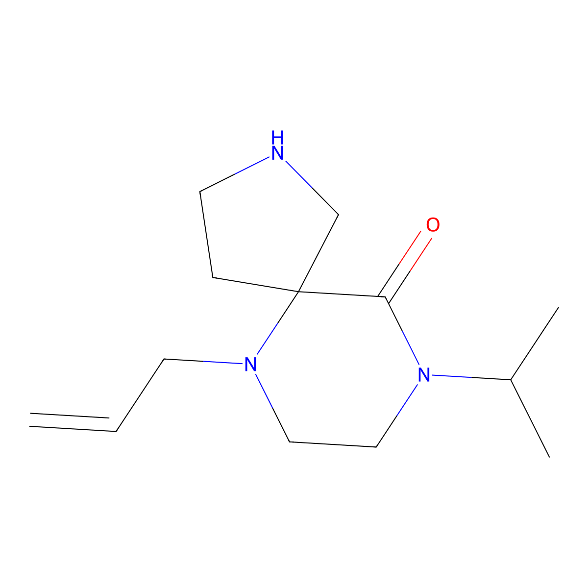 6-Allyl-9-Isopropyl-2,6,9-Triazaspiro[4.5]Decan-10-One molecular structure, CAS 1422139-10-3