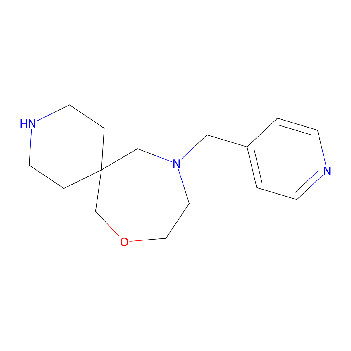 11-(Pyridin-4-ylmethyl)-8-oxa-3,11-diazaspiro[5.6]dodecane molecular structure, CAS 1422139-22-7
