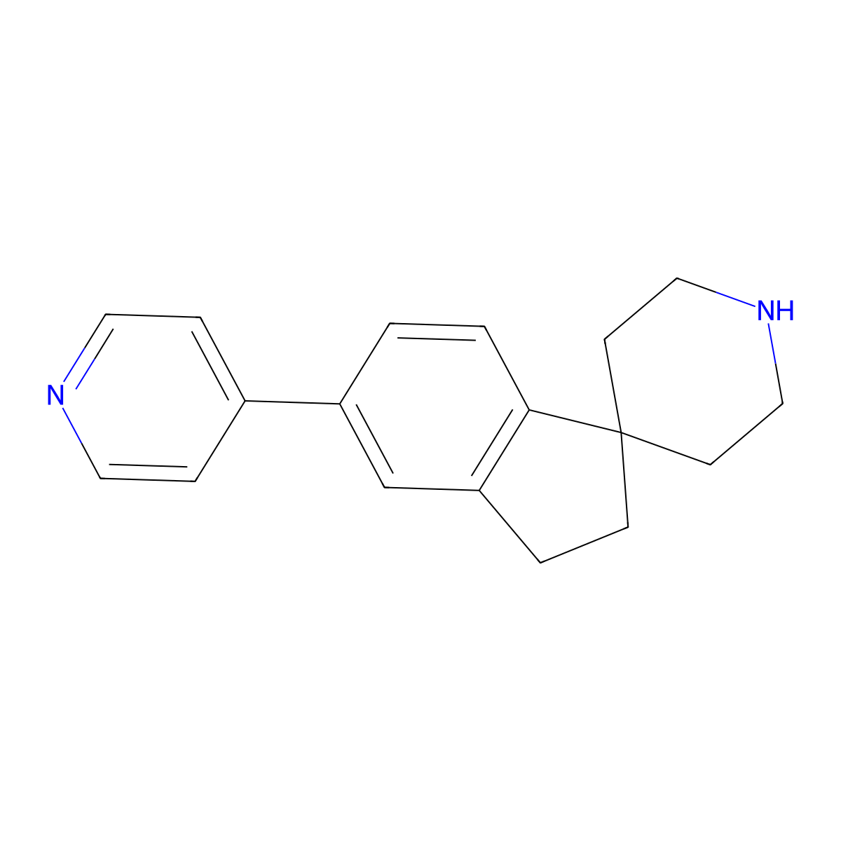 5-(Pyridin-4-Yl)-2,3-Dihydrospiro[Indene-1,4'-Piperidine] molecular structure, CAS 1422139-63-6