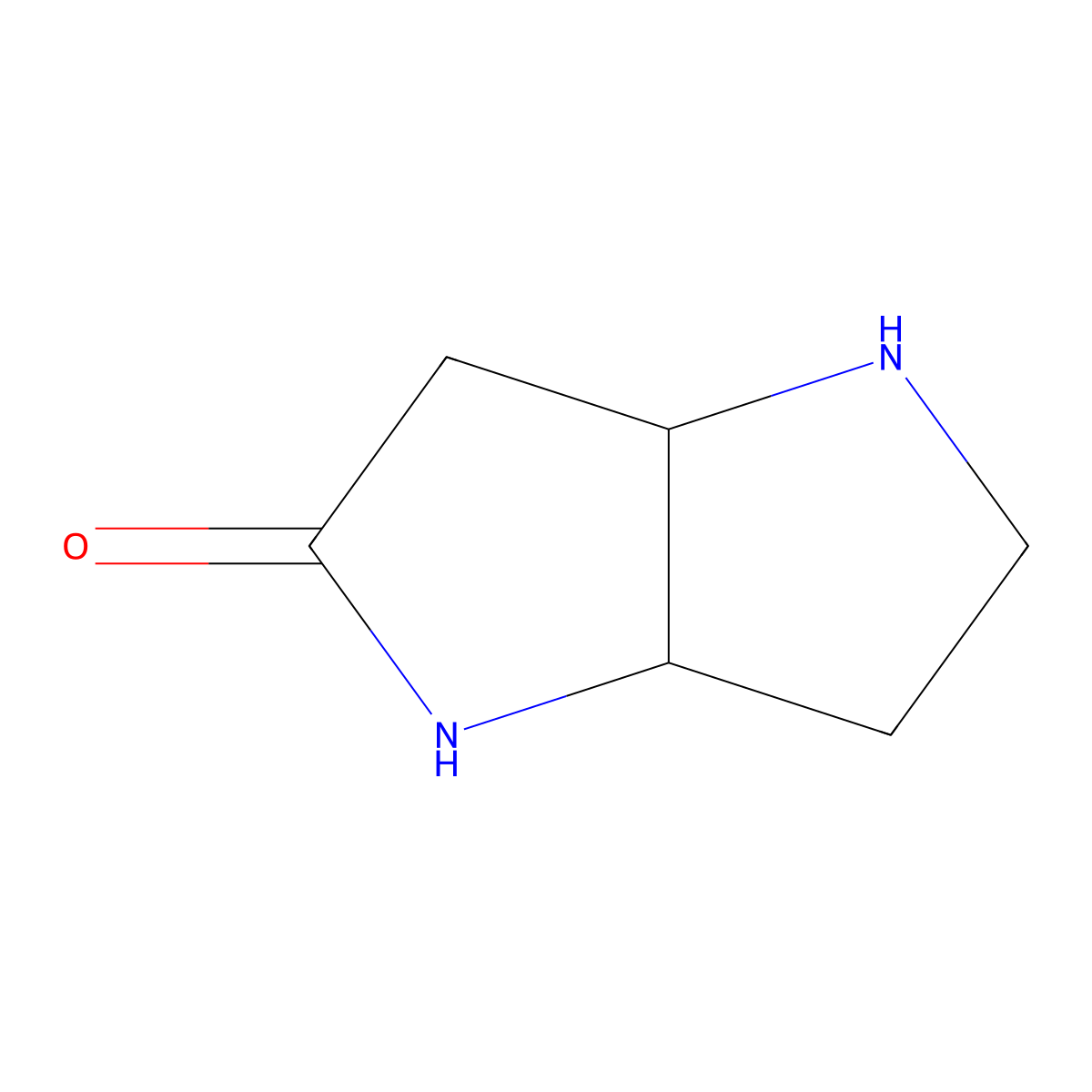 Hexahydro-pyrrolo[3,2-b]pyrrol-2-one molecular structure, CAS 1422140-08-6
