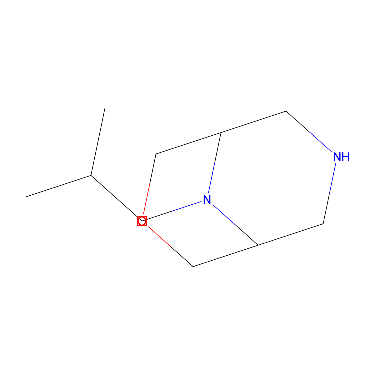 9-Isobutyl-3-oxa-7,9-diazabicyclo[3.3.1]nonane molecular structure, CAS 1422140-47-3