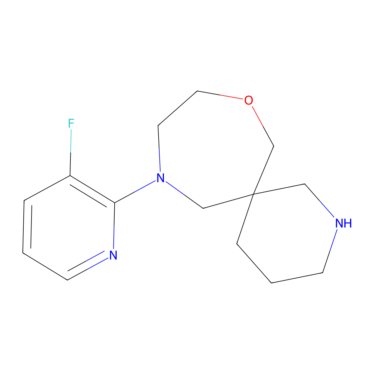 11-(3-Fluoropyridin-2-Yl)-8-Oxa-2,11-Diazaspiro[5.6]Dodecane molecular structure, CAS 1422141-10-3