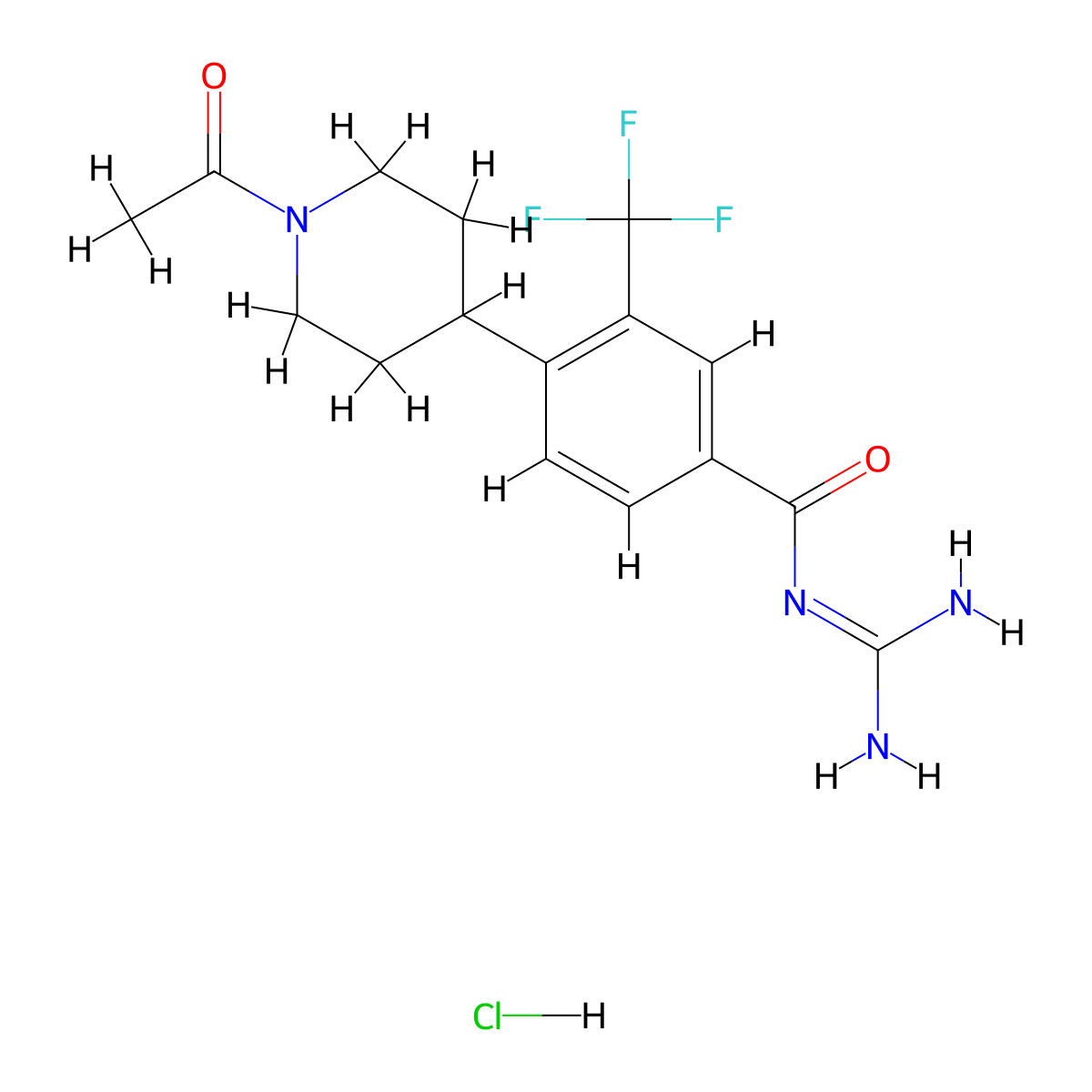 BIX HCl molecular structure, CAS 1422252-46-7