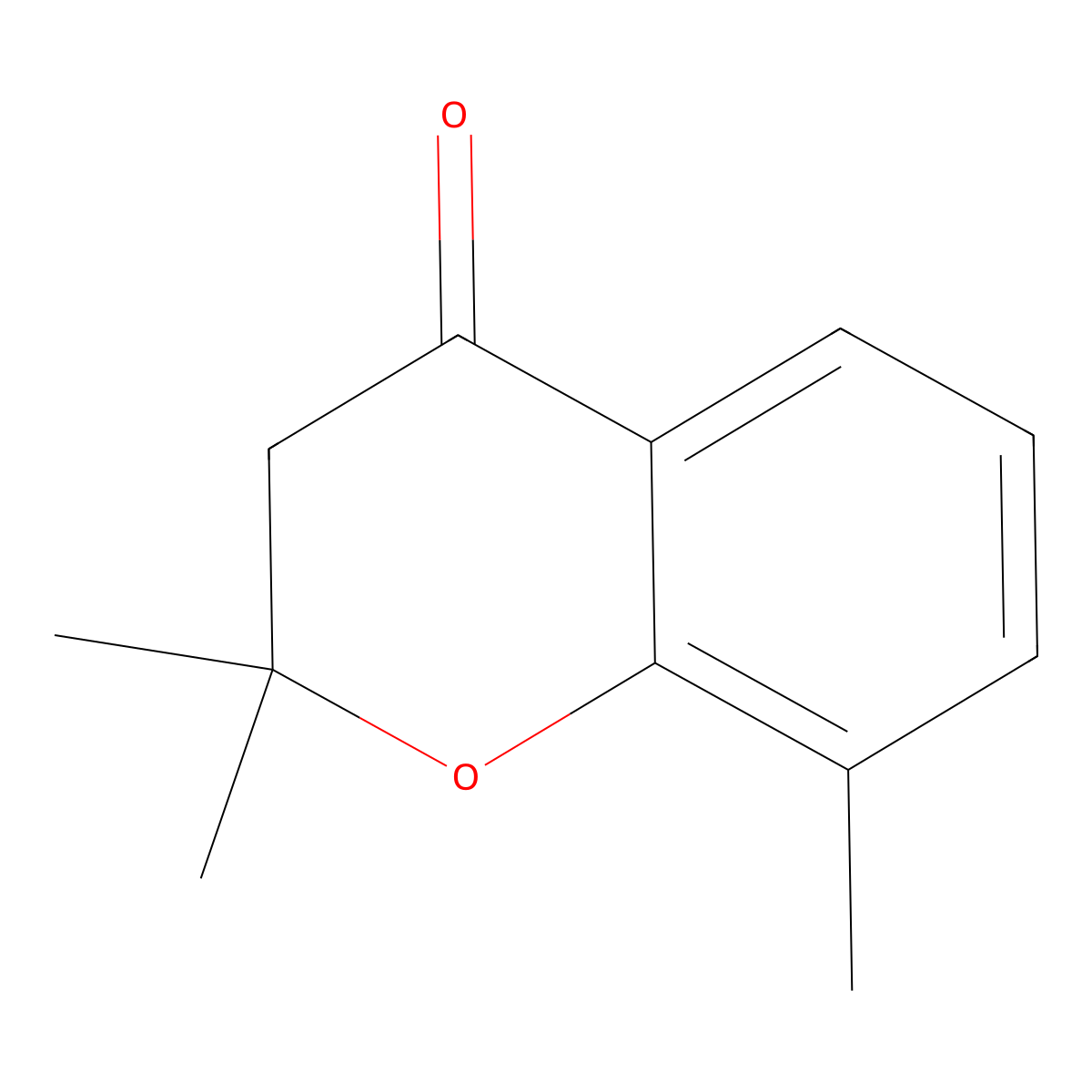 2,2,8-Trimethylchroman-4-one molecular structure, CAS 142228-70-4