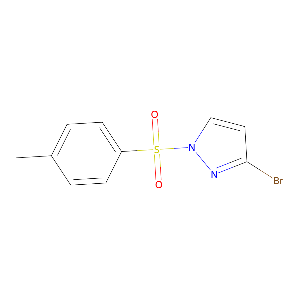 3-Bromo-1-(toluene-4-sulfonyl)-1H-pyrazole molecular structure, CAS 1422344-41-9