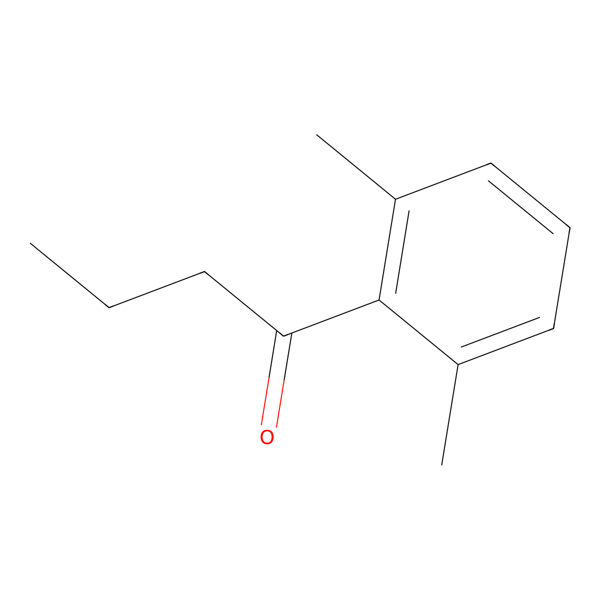 2',6'-Dimethylbutyrophenone molecular structure, CAS 1422446-23-8