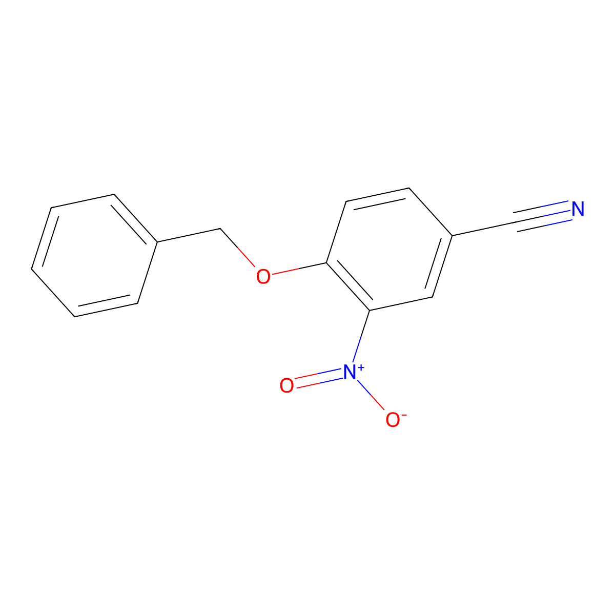 4-(Benzyloxy)-3-nitrobenzonitrile molecular structure, CAS 142247-72-1