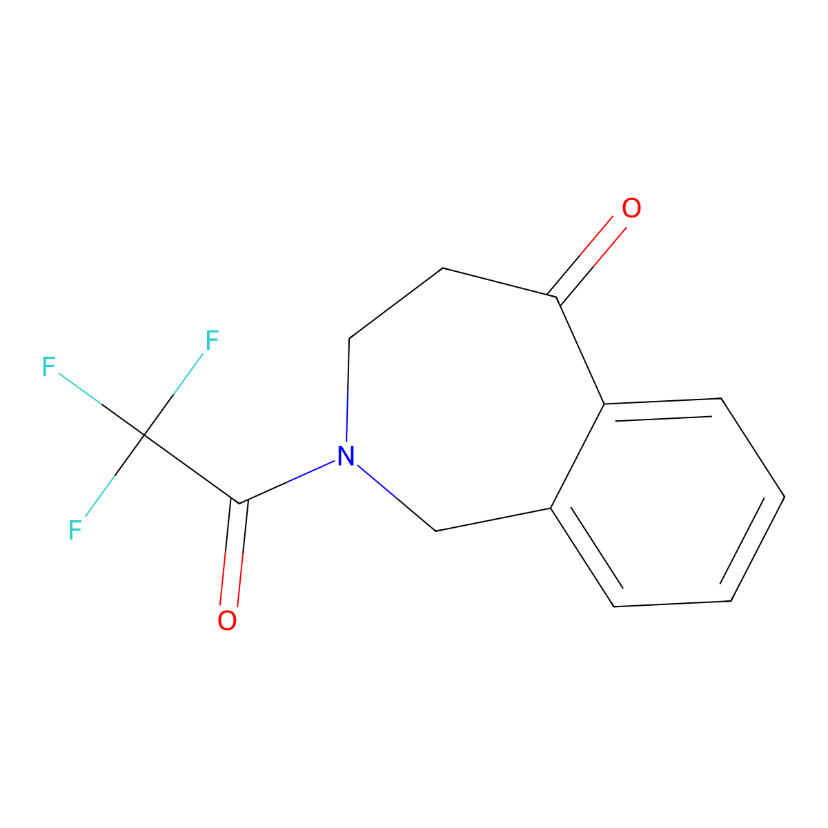 2-(trifluoroacetyl)-2,3,4,5-tetrahydro-1H-2-benzazepin-5-one molecular structure, CAS 1422496-44-3