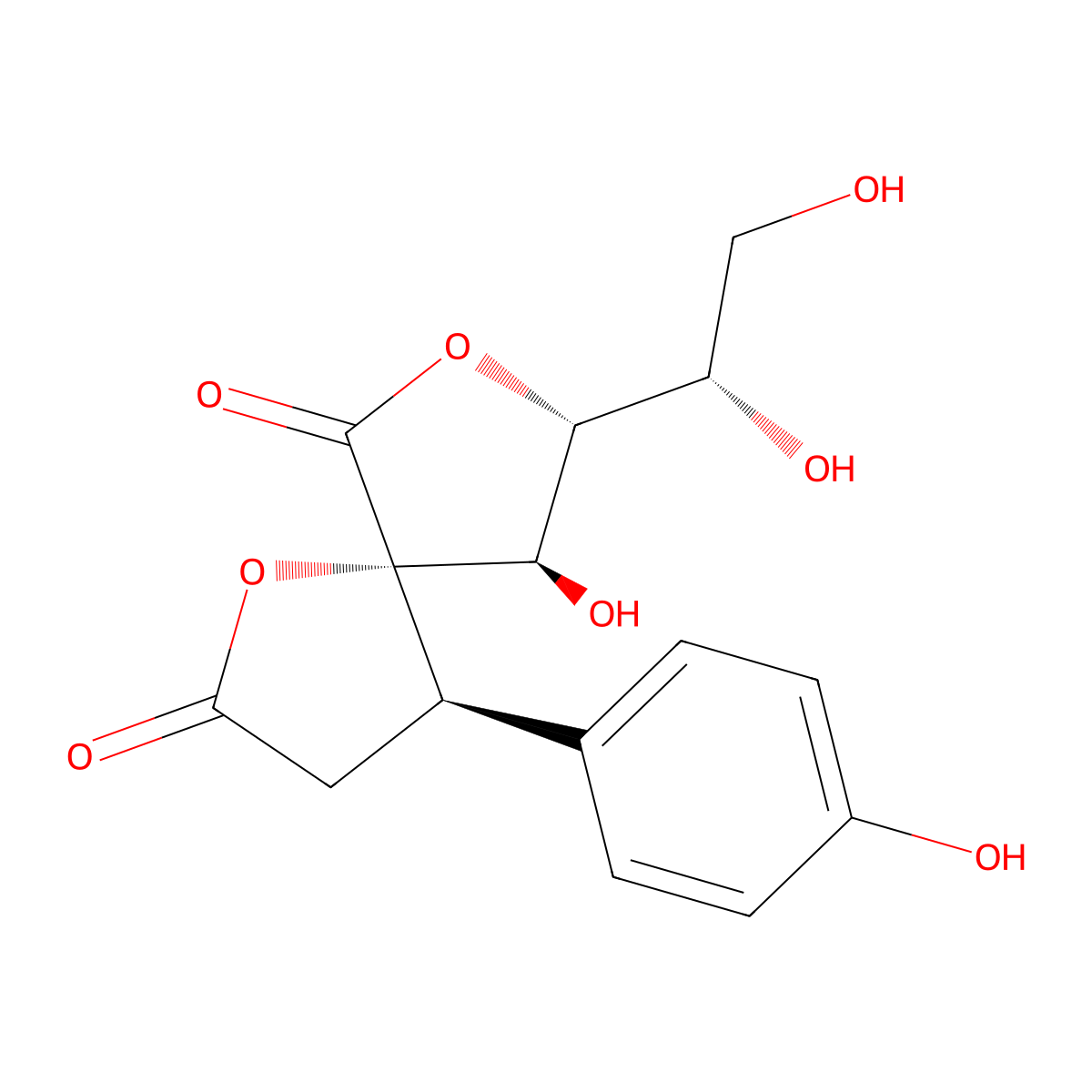 Leucodrin molecular structure, CAS 14225-07-1