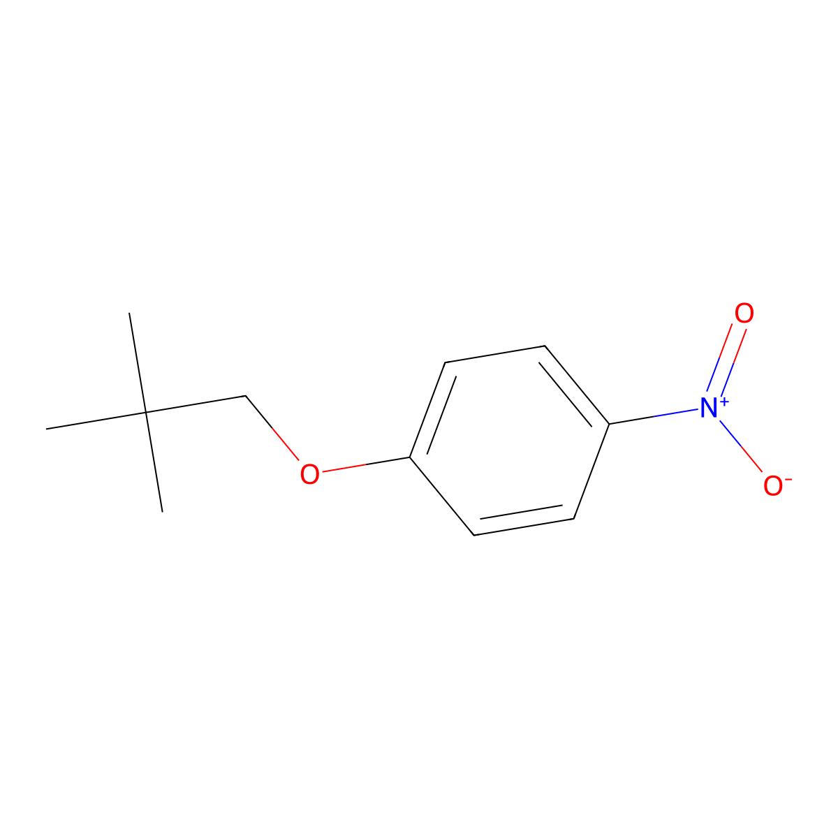 1-(Neopentyloxy)-4-nitrobenzene molecular structure, CAS 14225-16-2