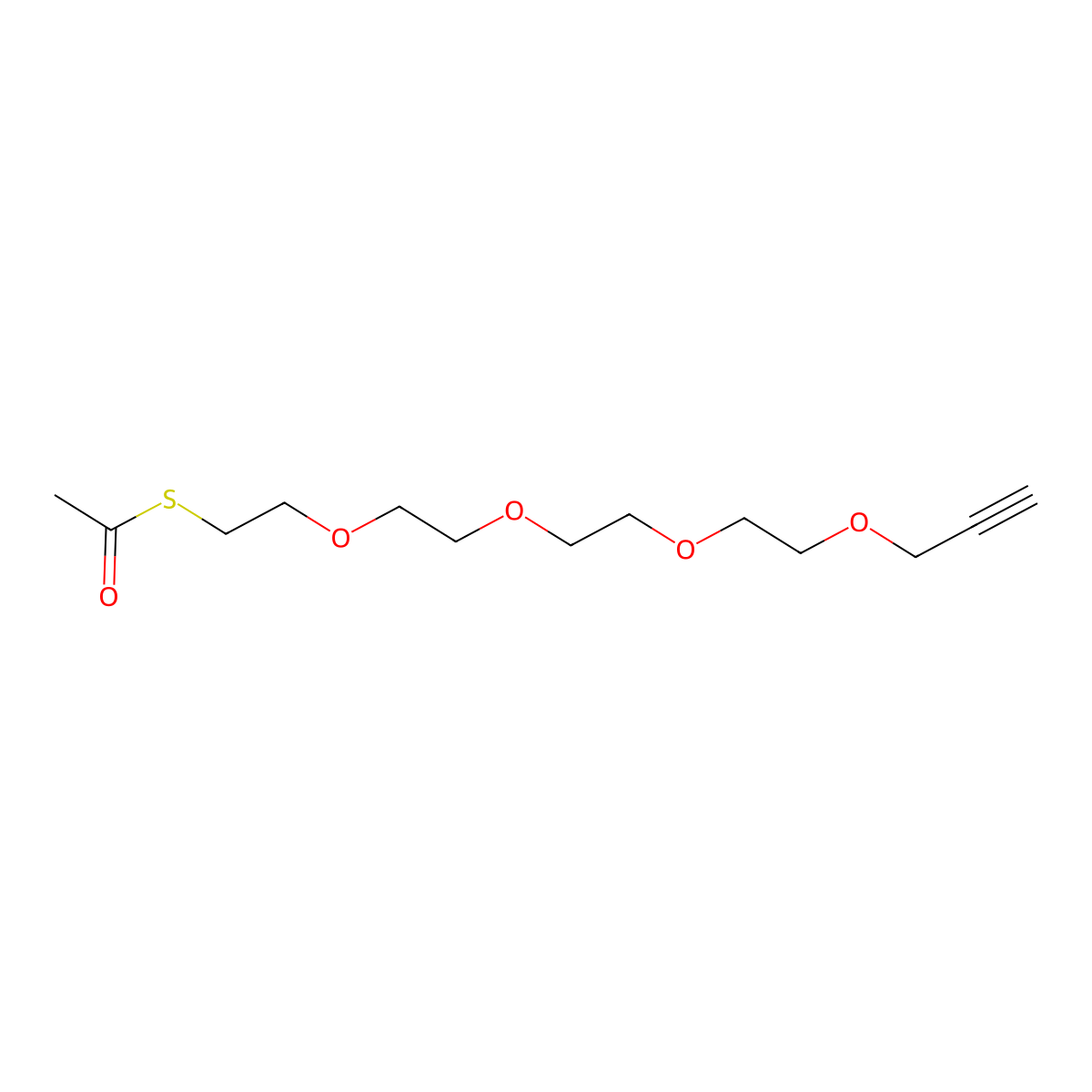 S-acetyl-PEG4-Propargyl molecular structure, CAS 1422540-88-2
