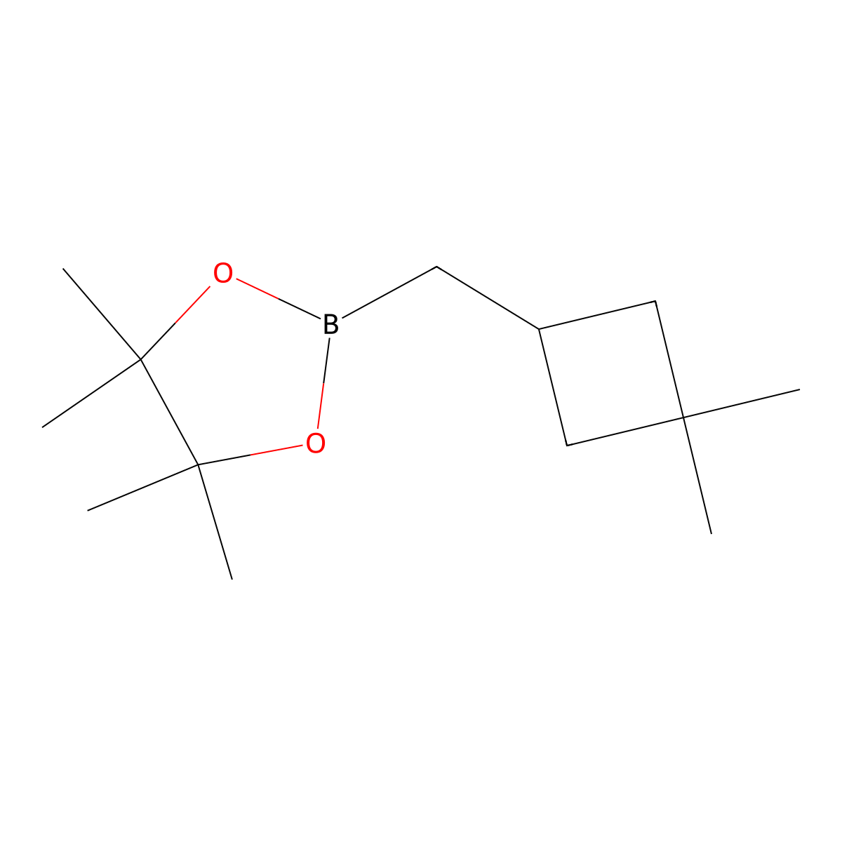 2-[(3,3-Dimethylcyclobutyl)methyl]-4,4,5,5-tetramethyl-1,3,2-dioxaborolane molecular structure, CAS 1422558-42-6