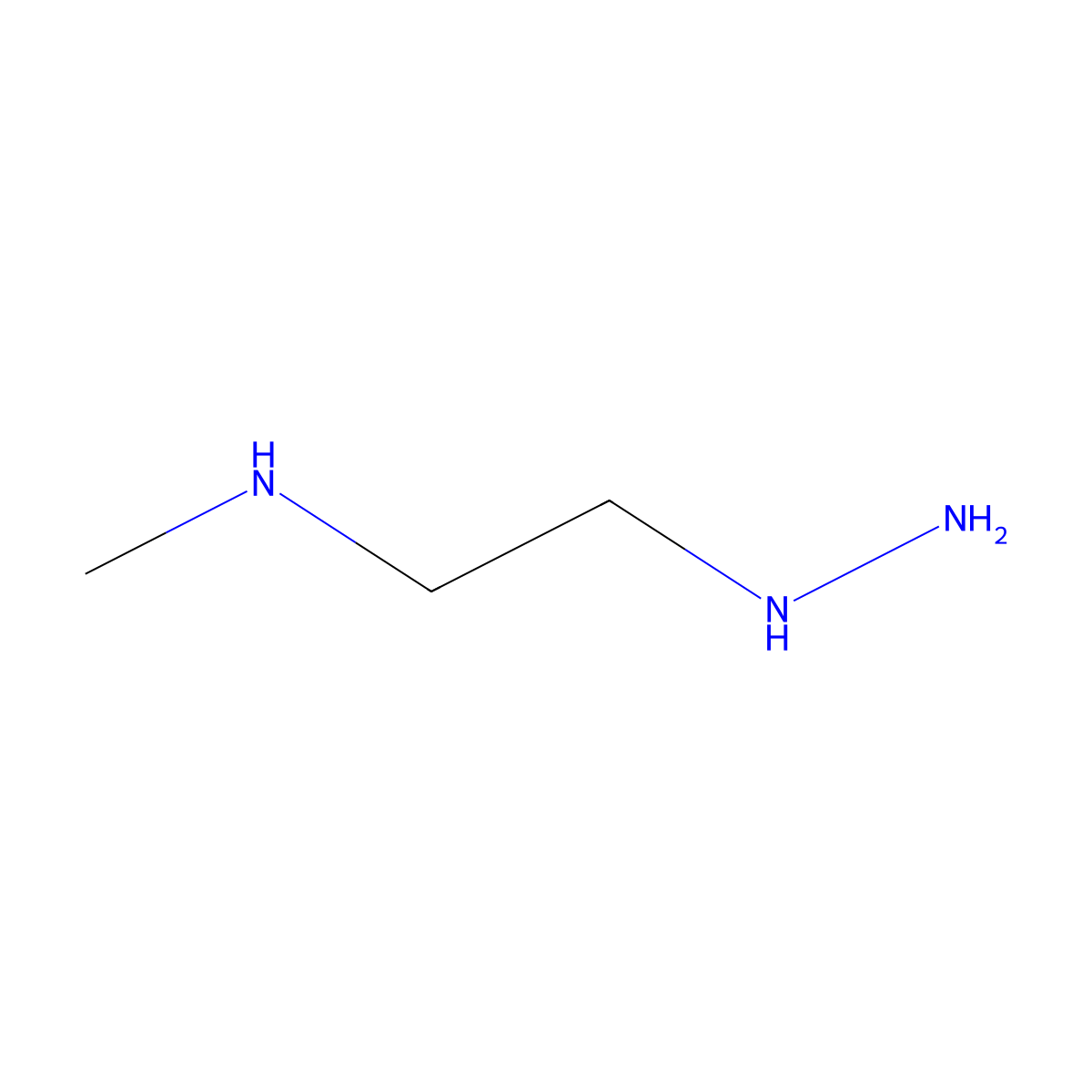 [2-(Methylamino)ethyl]hydrazine molecular structure, CAS 142266-95-3