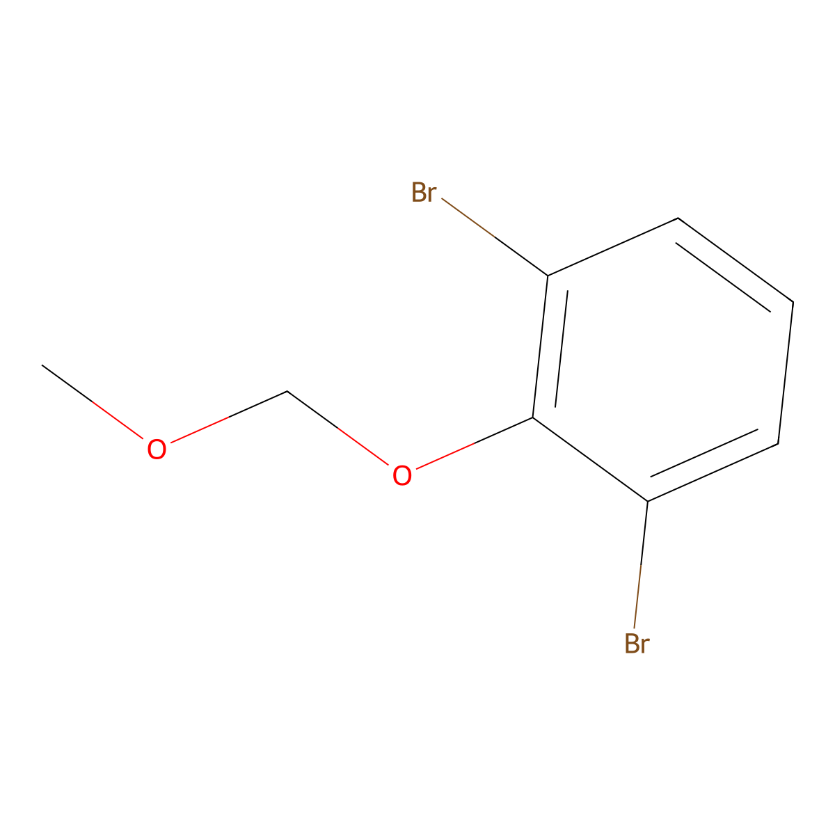 1,3-Dibromo-2-(methoxymethoxy)benzene molecular structure, CAS 142273-81-2