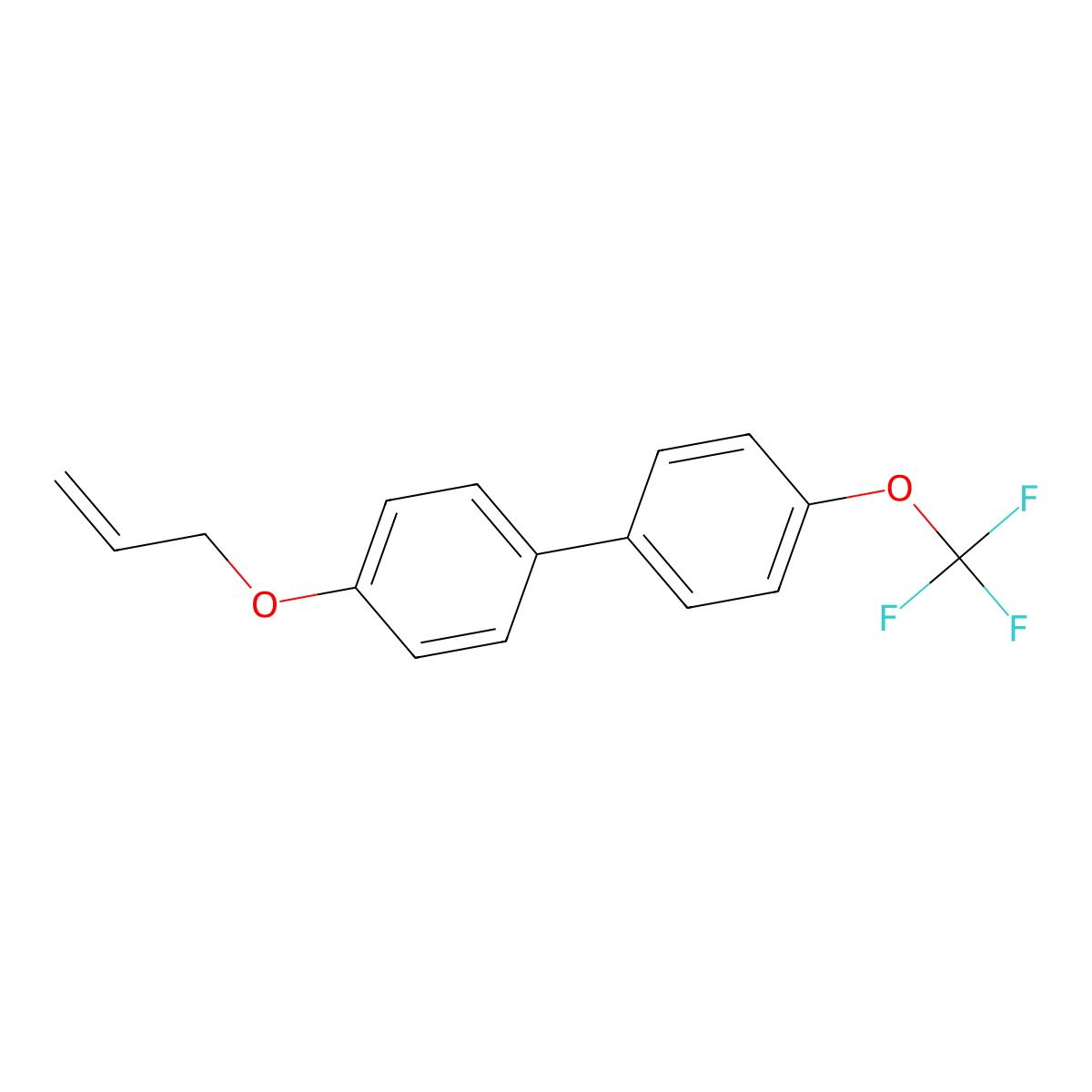 4-(2-Propen-1-yloxy)-4'-(trifluoromethoxy)-1,1'-biphenyl molecular structure, CAS 1422974-56-8