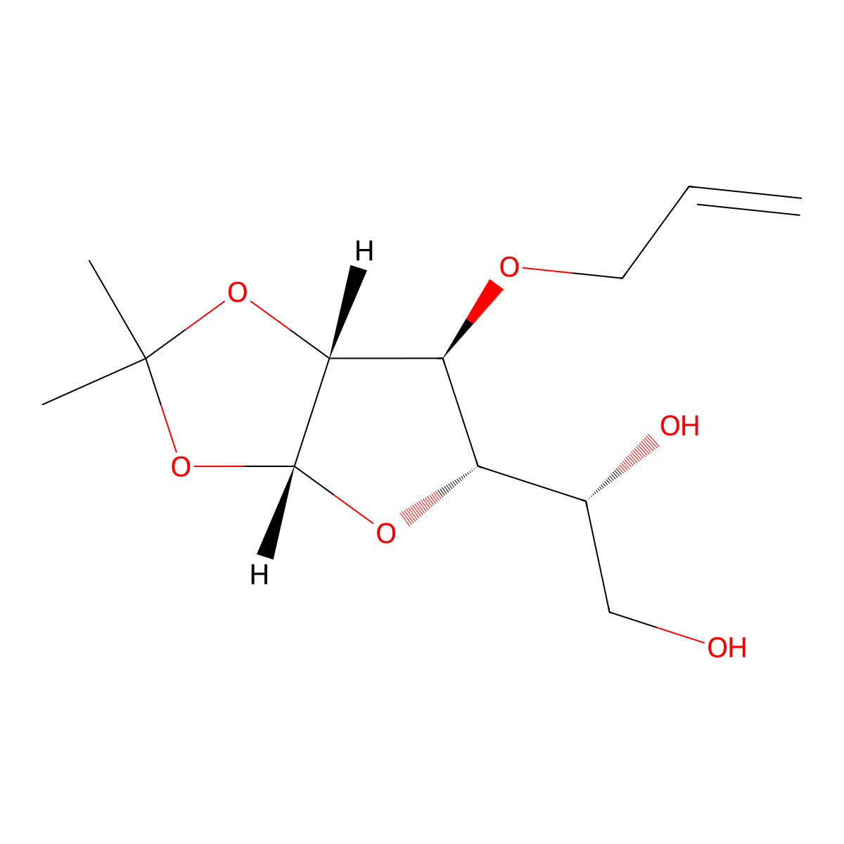 3-O-Allyl-1,2-o-isopropylidene-alpha-d-galactofuranose molecular structure, CAS 1423018-05-6