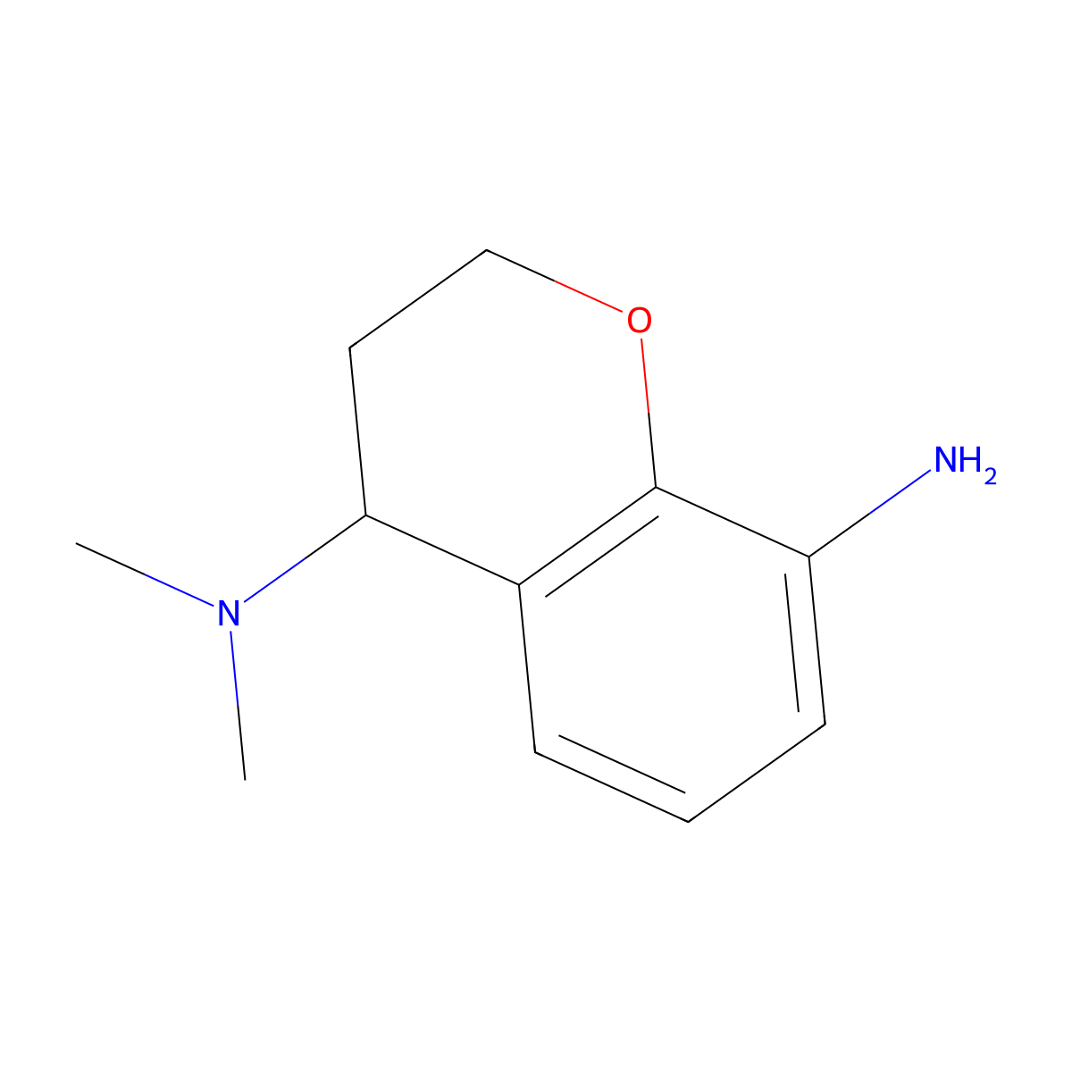 N4,N4-diMethylchroMan-4,8-diaMine molecular structure, CAS 1423025-38-0