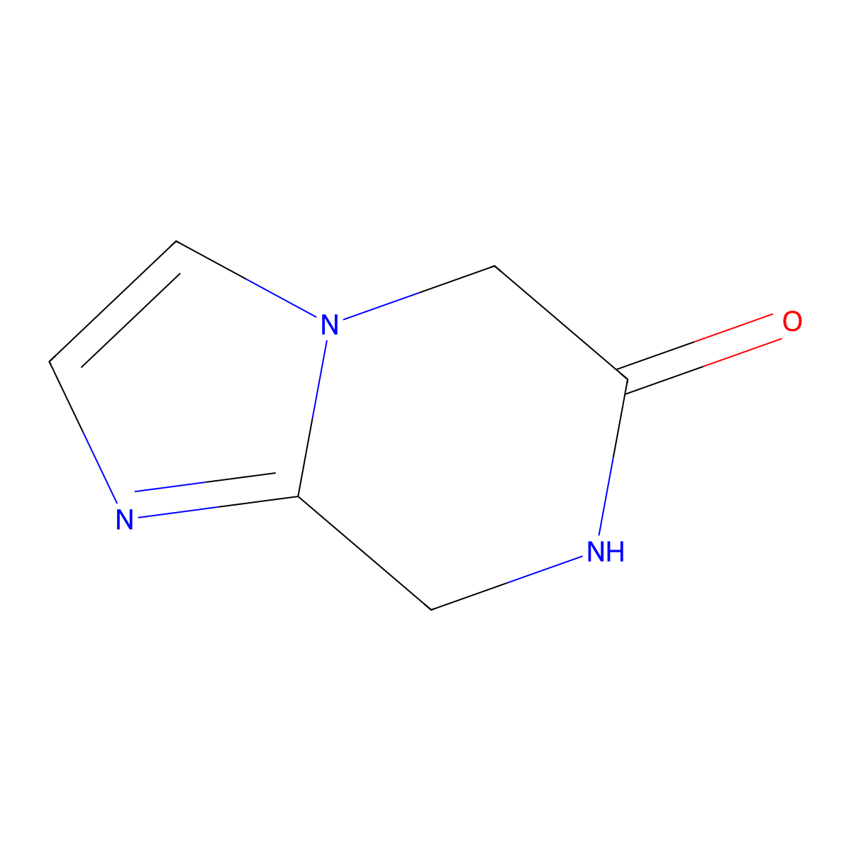 5H,6H,7H,8H-imidazo[1,2-a]pyrazin-6-one molecular structure, CAS 1423027-37-5