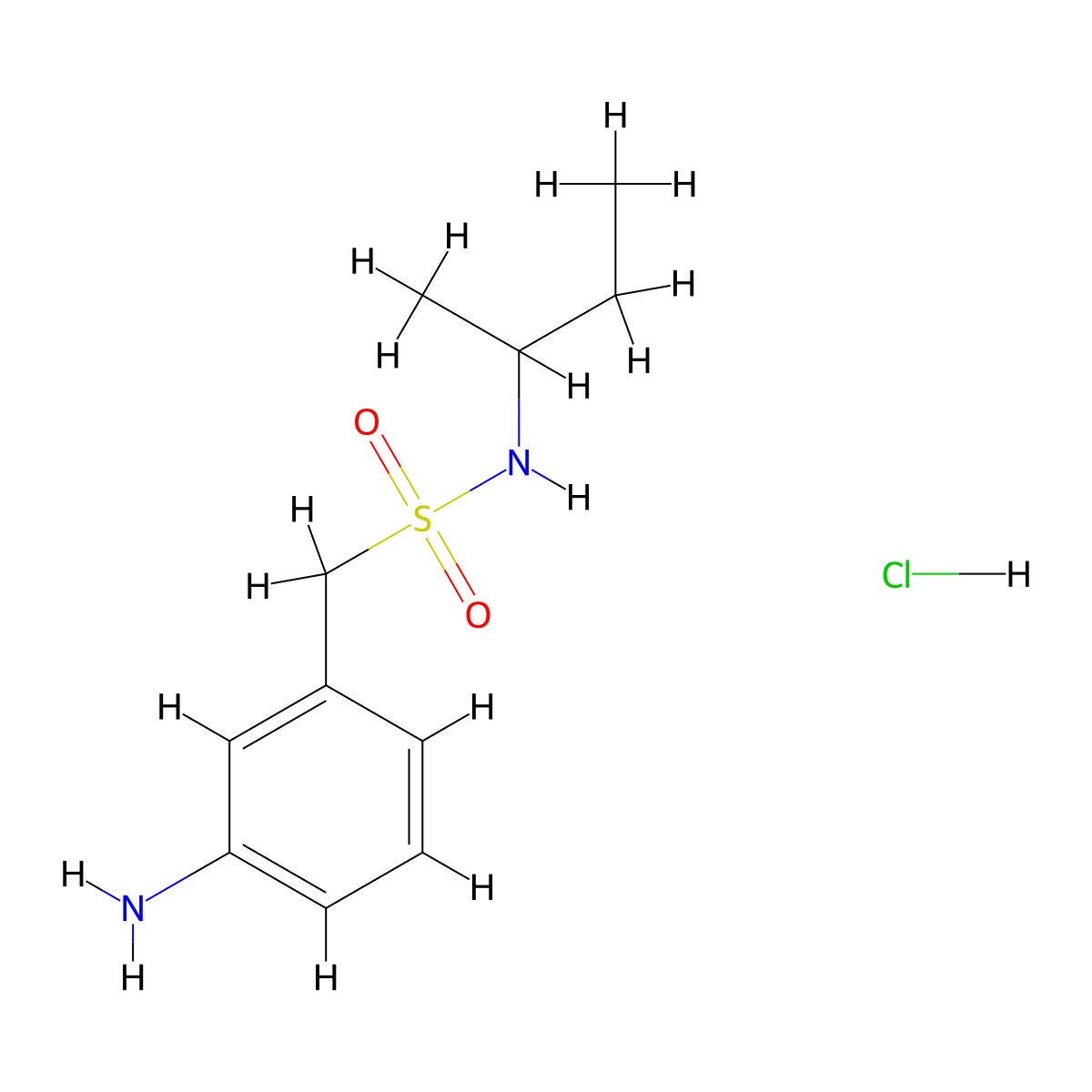 1-(3-aminophenyl)-N-(butan-2-yl)methanesulfonamide hydrochloride molecular structure, CAS 1423027-94-4