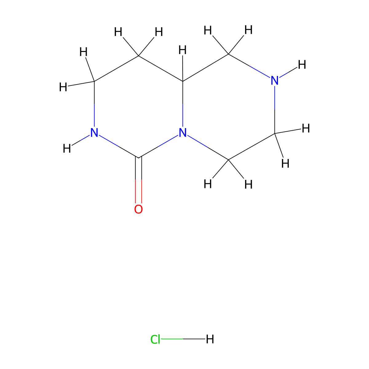 octahydro-1H-pyrimido[1,6-a]piperazin-6-one hydrochloride molecular structure, CAS 1423028-11-8