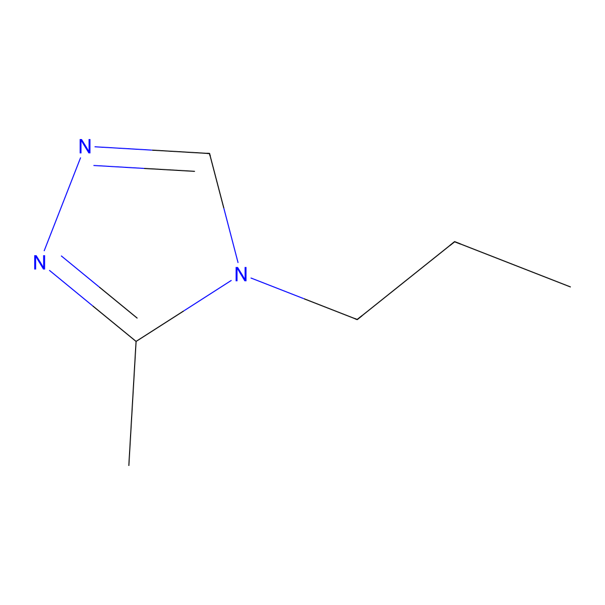3-methyl-4-propyl-4H-1,2,4-triazole molecular structure, CAS 1423029-23-5