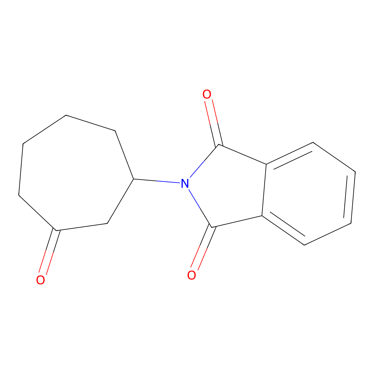 2-(3-oxocycloheptyl)-2,3-dihydro-1H-isoindole-1,3-dione molecular structure, CAS 1423029-25-7