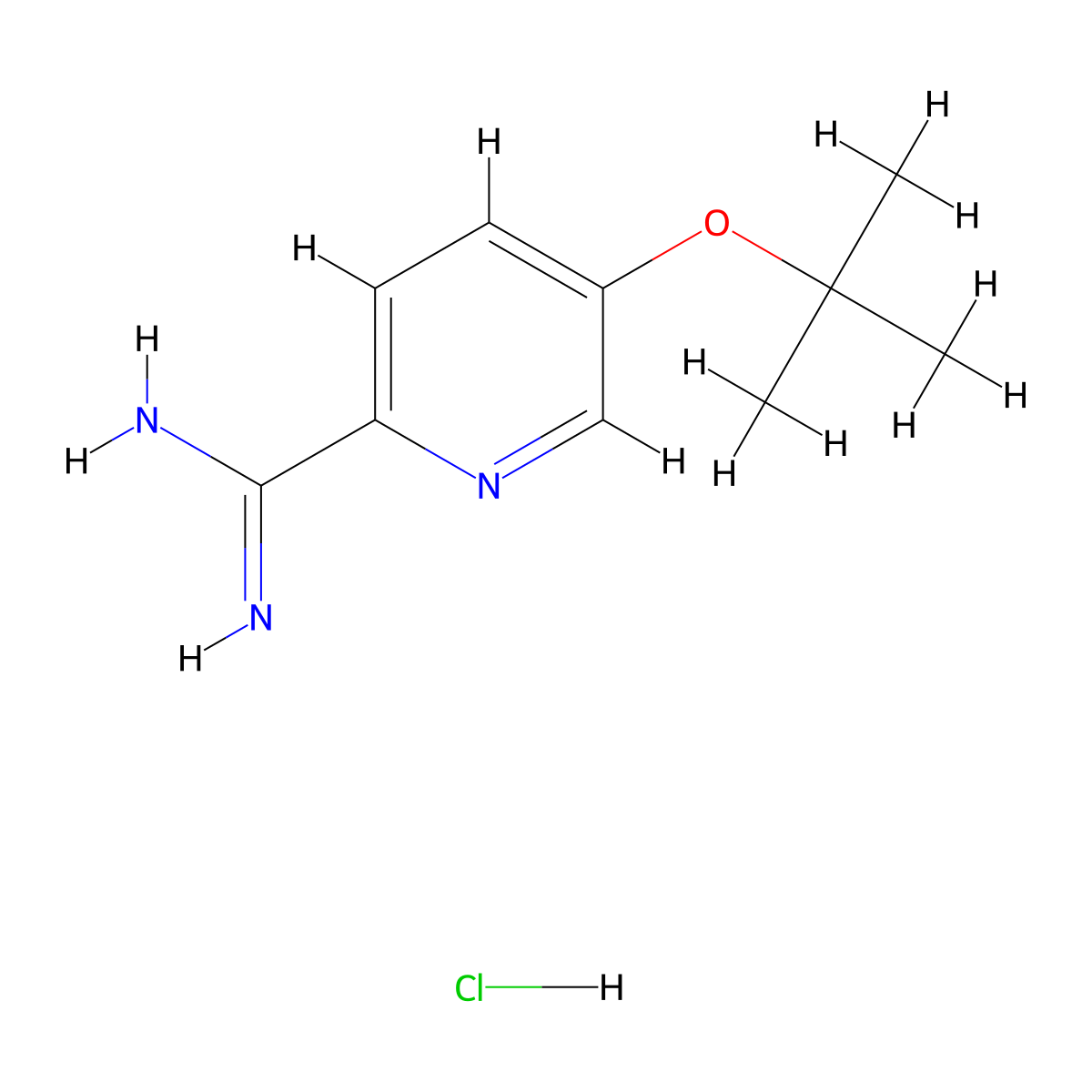 5-(Tert-butoxy)pyridine-2-carboximidamide hydrochloride molecular structure, CAS 1423029-35-9