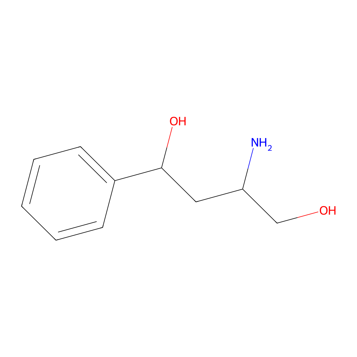 3-Amino-1-phenylbutane-1,4-diol molecular structure, CAS 1423029-36-0
