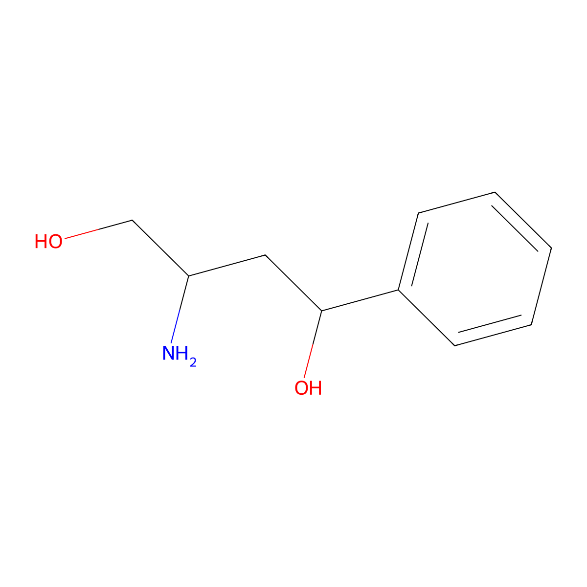 3-Amino-1-phenylbutane-1,4-diol molecular structure, CAS 1423029-36-0