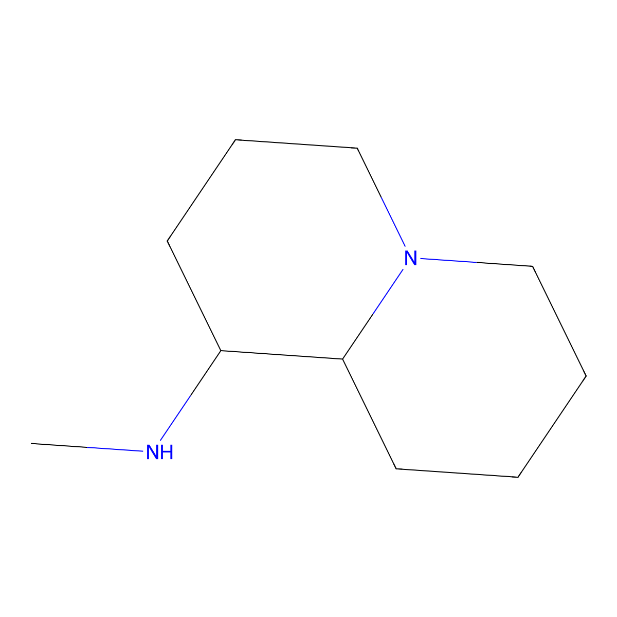 N-methyl-octahydro-1H-quinolizin-1-amine molecular structure, CAS 1423030-94-7