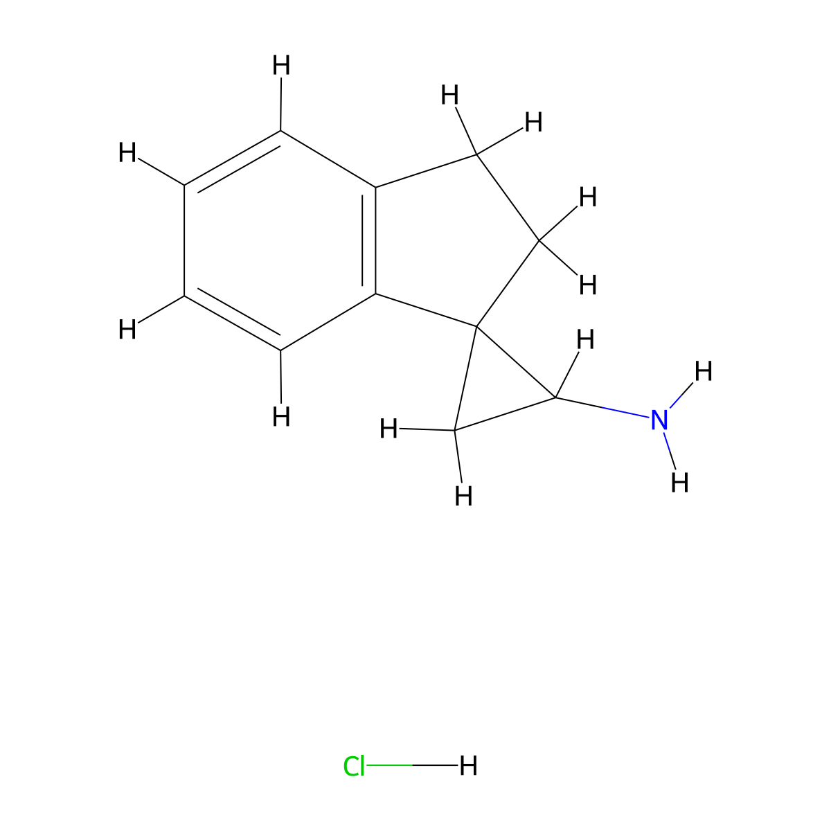 2',3'-Dihydrospiro(cyclopropane-1,1'-indene)-3-amine hydrochloride molecular structure, CAS 1423030-97-0