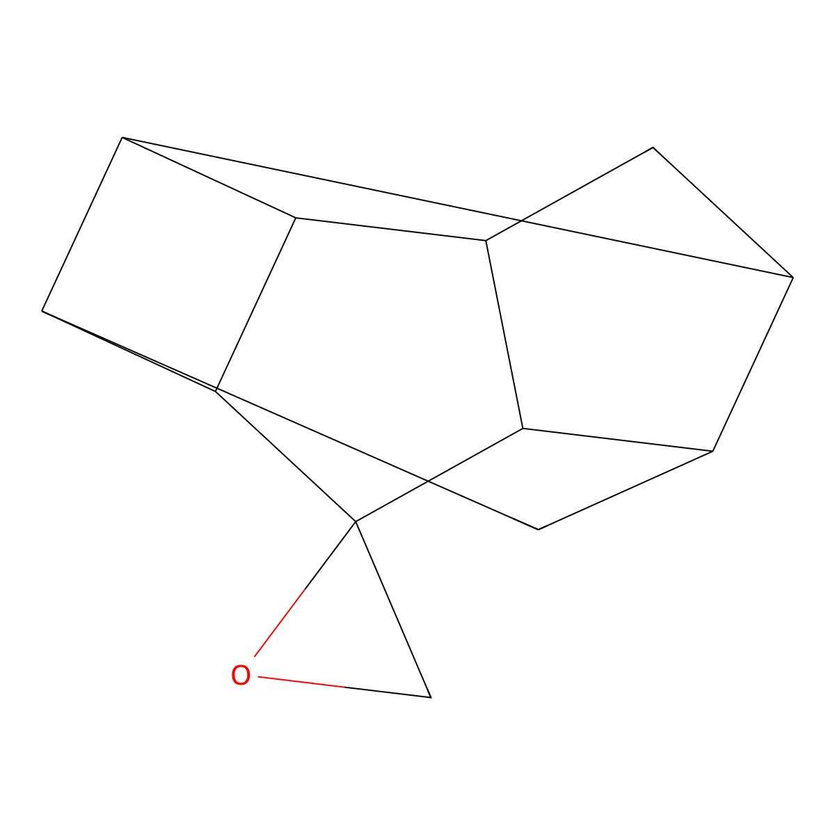 Spiro[oxirane-2,8'-pentacyclo[5.4.0.0^{2,6}.0^{3,10}.0^{5,9}]undecane] molecular structure, CAS 1423031-01-9