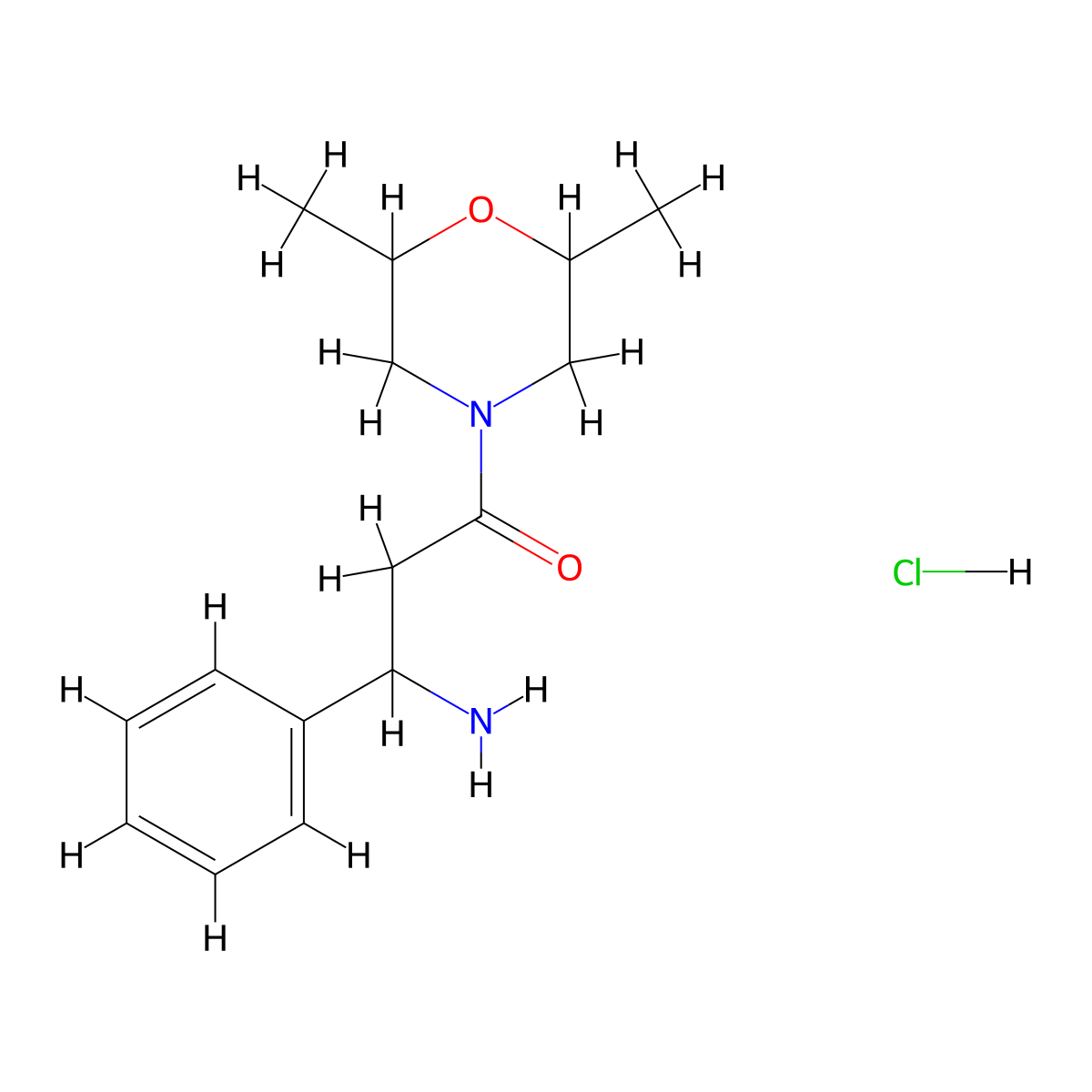 3-Amino-1-(2,6-dimethylmorpholin-4-yl)-3-phenylpropan-1-one hydrochloride molecular structure, CAS 1423032-08-9