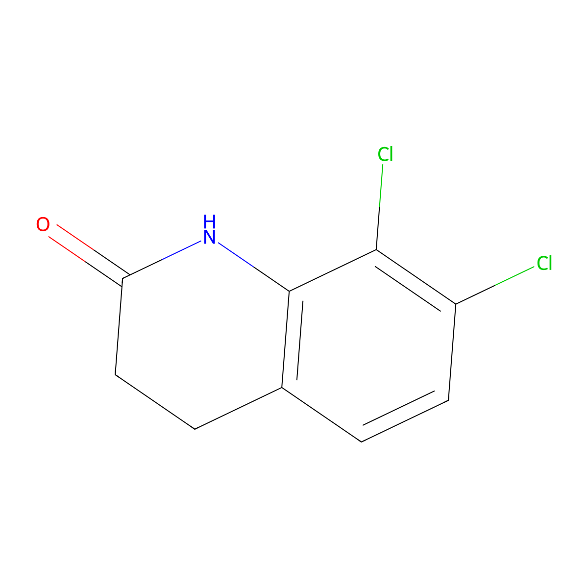 7,8-Dichloro-1,2,3,4-tetrahydroquinolin-2-one molecular structure, CAS 1423032-53-4