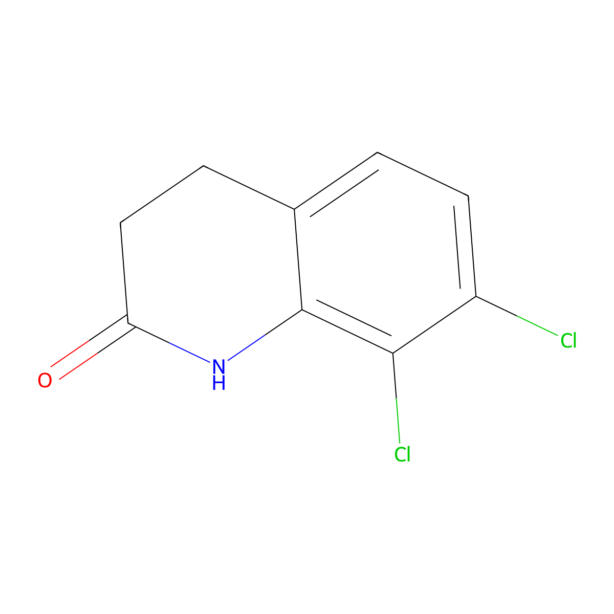 7,8-Dichloro-1,2,3,4-tetrahydroquinolin-2-one molecular structure, CAS 1423032-53-4