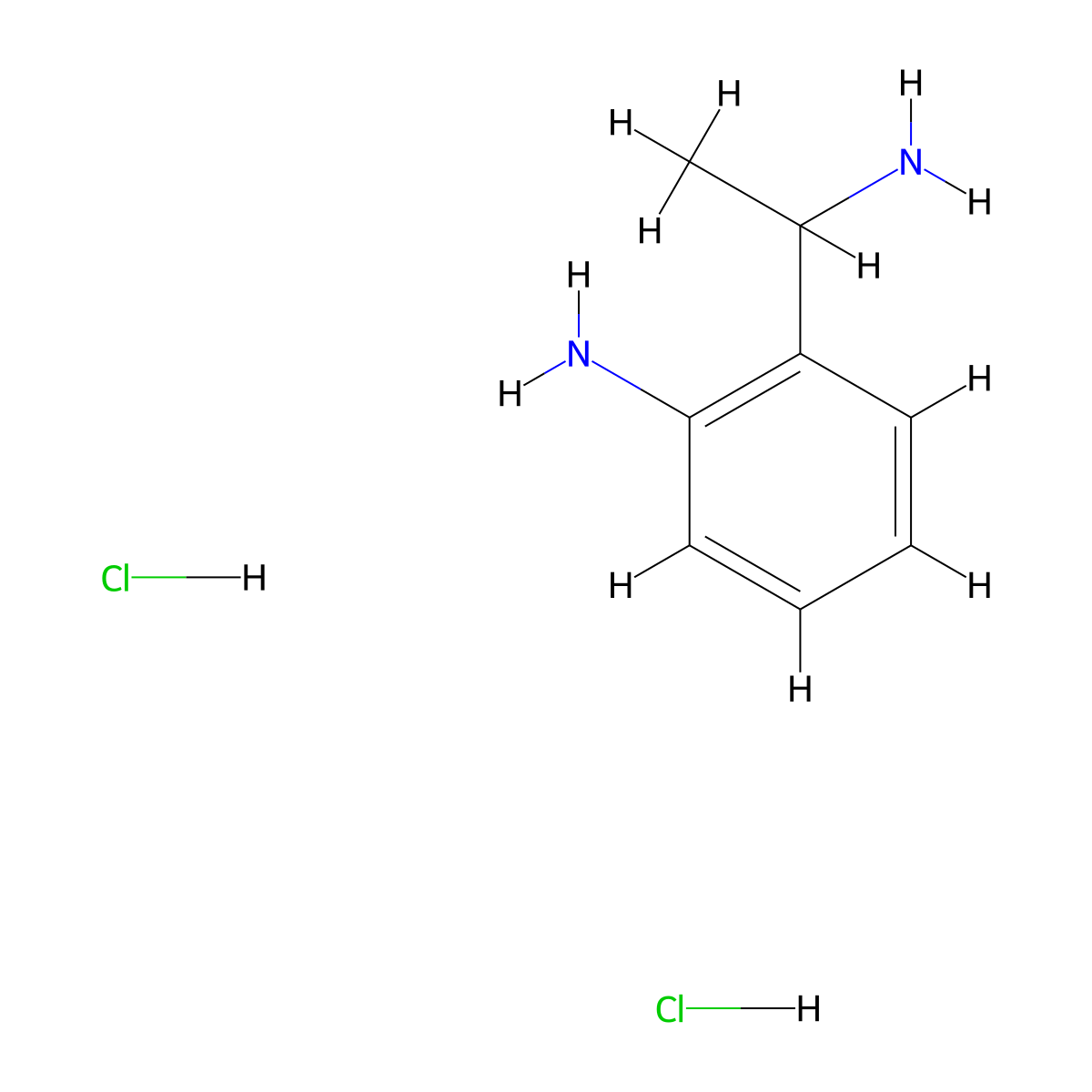 2-(1-Aminoethyl)aniline dihydrochloride molecular structure, CAS 1423032-93-2