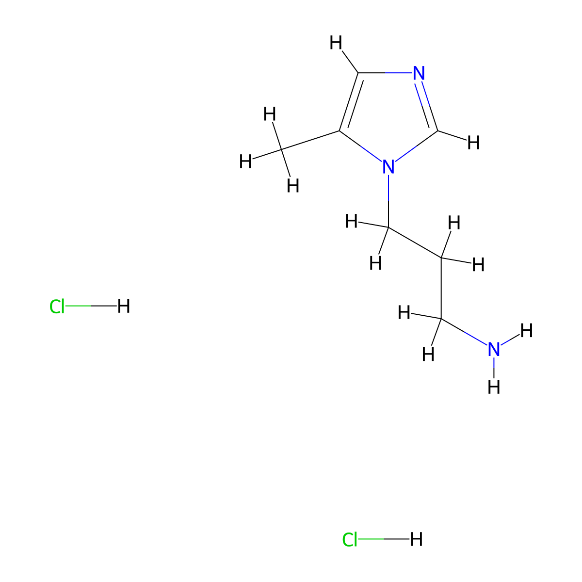 3-(5-methyl-1H-imidazol-1-yl)propan-1-amine dihydrochloride molecular structure, CAS 1423034-32-5