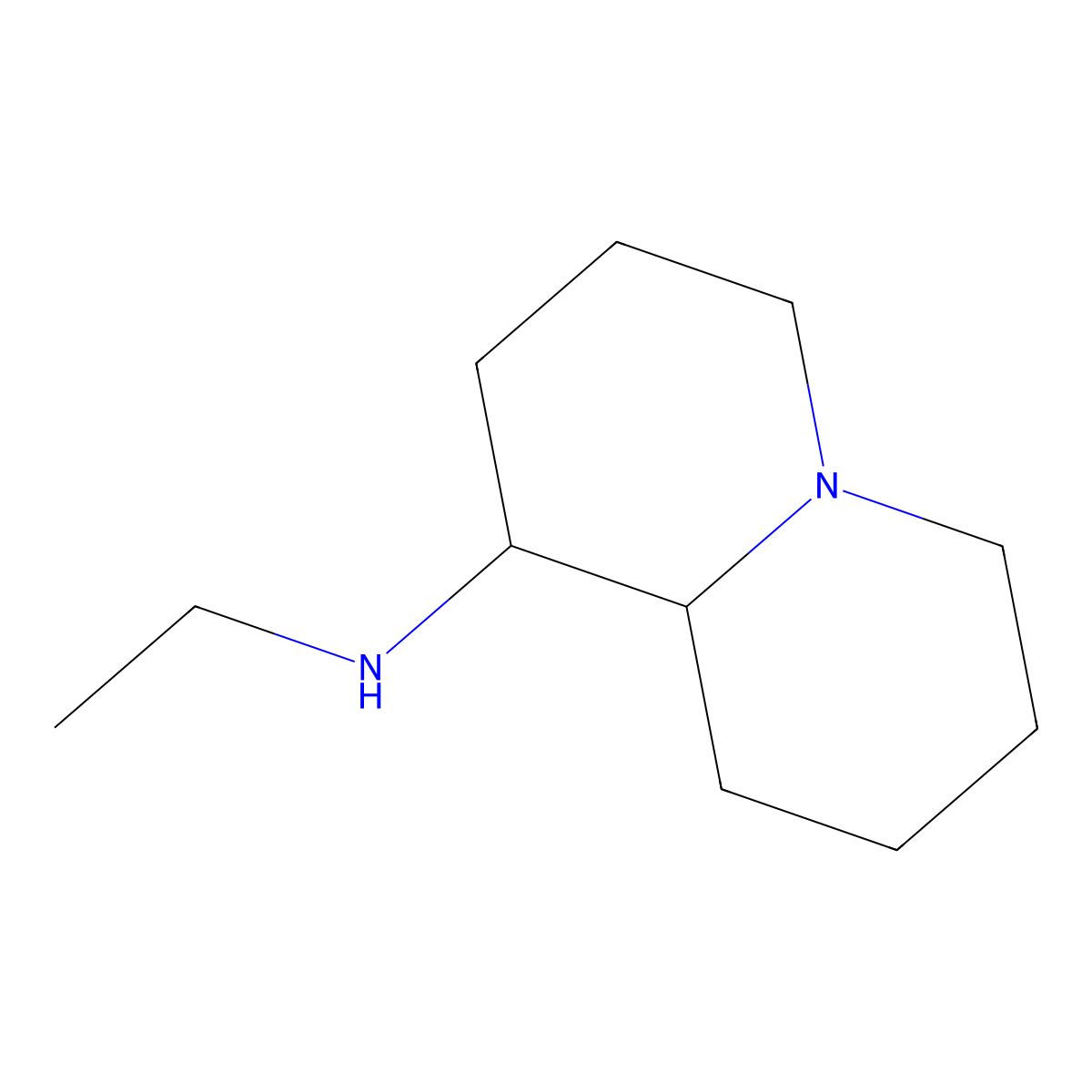 N-ethyl-octahydro-1H-quinolizin-1-amine molecular structure, CAS 1423034-40-5