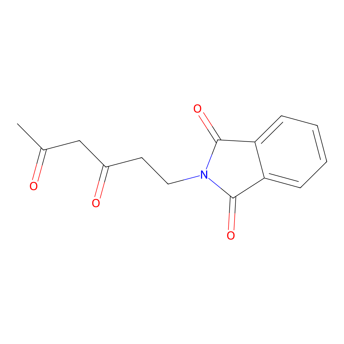 2-(3,5-dioxohexyl)-2,3-dihydro-1H-isoindole-1,3-dione molecular structure, CAS 1423034-65-4