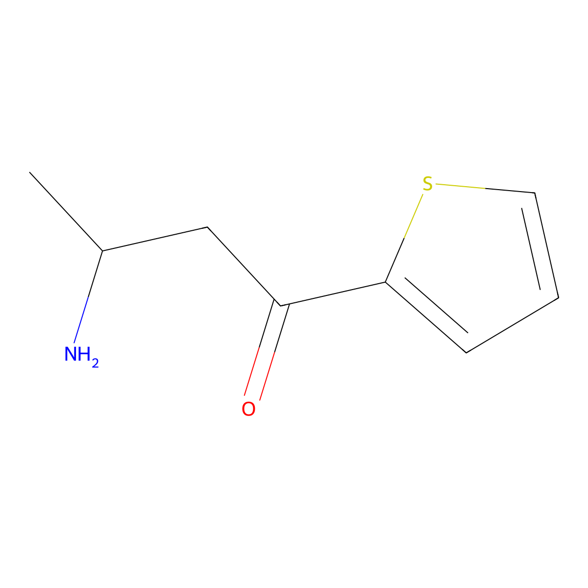3-Amino-1-(thiophen-2-yl)butan-1-one molecular structure, CAS 1423117-05-8