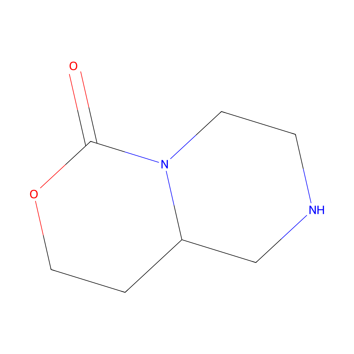Hexahydropyrazino[1,2-c][1,3]oxazin-6(2H)-one molecular structure, CAS 1423117-10-5
